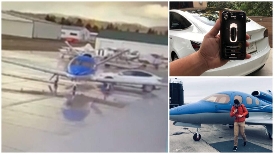 Alguém tentou convocar seu Tesla em um aeródromo em Washington