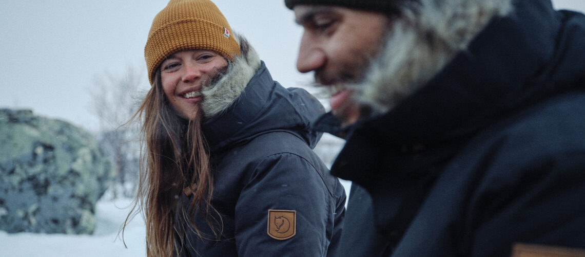 Fjällräven com peças para combater o frio