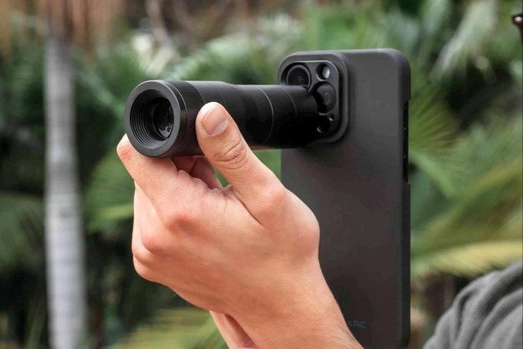 A nova lente do iPhone da Sandmarc oferece um zoom ótico 6x maluco E uma roda de foco ajustável
