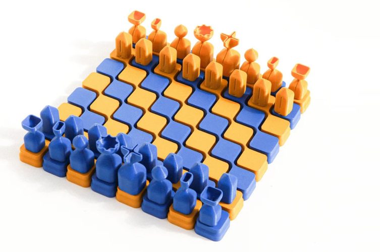 Conjunto de xadrez impresso em 3D presta homenagem à invasão da Ucrânia com um design comovente com tema de guerra Conjunto de xadrez impresso em 3D presta homenagem à invasão da Ucrânia com um design comovente com tema de guerra